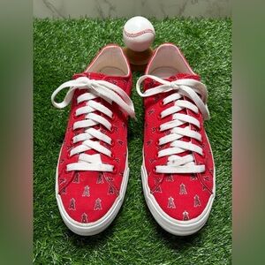 Row One MLB Los Angeles Angels Low Top Sneakers